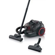 Aspirator fără sac BOSCH Seria 4 ProPower BGC21POW1, 750W, Tehnologie Power AirCycle, Perie rotativă Turbo, 2 litri, Filtru igienic HEPA, Power Control, Culoare: Negru / Roșu