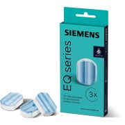 Set SIEMENS by IBEDA-CHEMIE TZ80002A - 00312094, 3 tablete decalcifiere, Acțiune 2în1 (îndepărtare calcar, protecție împotriva coroziunii), Conceput pentru a îmbunătăți aroma cafelei