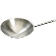 Tigaie Wok GAGGENAU by PUJADAS Multiply 5-ply WP400001 - P239.036, D36cm, L65cm, l43.5cm, H10cm, V6L, Grosime 2.3mm, Oțel inoxidabil 18/10, Inducție, Mâner fix, Bază rotundă, G1.84kg, Stainless Steel