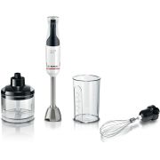 Blender de mână BOSCH ErgoMaster Seria 4 MSM4W421, 800W, Alb, Black Grey