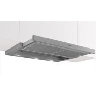 Hotă telescopică încorporabilă BOSCH Seria 4 DFS097A51, 90cm, 2 motoare, 140W (4 trepte), Putere de absorbtie 729 mc/h, EcoSilence Drive, Filtru de grăsime metalic, Iluminare cu LED, Inox