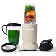 Blender nutribullet Pro Mineral NB907MASN - 0C22300161, 900W, Lamă de extracție, Cană Colossal de 900ml, Amestecare uniformă, Design simplu și compact, Ușor de curățat, Fără BPA, Bej