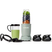 Blender nutribullet Pro Mineral NB910MAJD - 0C22300115, 900W, Lamă de extracție, 2x cană Colossal de 900ml, Amestecare uniformă, Design simplu și compact, Ușor de curățat, Fără BPA, Verde