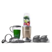 Blender nutribullet Pro 900 NB910CP - 0C22300020, 900W, Lamă de extracție, Cană Colossal de 900ml, Amestecare uniformă, Design simplu și compact, Ușor de curățat, Fără BPA, Champagne