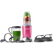 Blender nutribullet Pro 900 NB910PINK - 0C22300014, 900W, Lamă de extracție, Cană Colossal de 900ml, Amestecare uniformă, Design simplu și compact, Ușor de curățat, Fără BPA, Pink