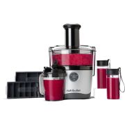 Storcător nutribullet Juicer Pro NBJ200G - 0C22500002, 1000W, Recipient pulpă 2 l, Carafă suc 800ml, Sită oțel inoxidabil,  2 sticle 350ml cu capac