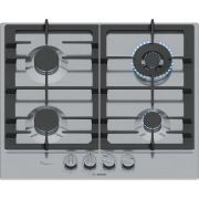 Plită pe gaz BOSCH Seria 6 PCH6A5I90, 60cm, Inox