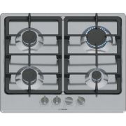 Plită pe gaz BOSCH Seria 4 PGP6B5K90, 60cm, Inox