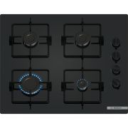 Plită pe gaz BOSCH Seria 2 POP6B6K30, 60cm, Quartz, Neagră