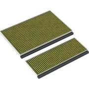 Set filtre recirculare BOSCH Clean Air Plus 11042136, Tratat special împotriva mirosului de pește, Funcționalitate anti-polen,  Durata de viață 12-18 luni