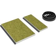 Kit recirculare BOSCH Clean Air Plus 17008522, Tratat special impotriva mirosului de pește, Funcționalitate anti-polen, Durata de viață a filtrelor 12-18 luni