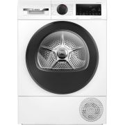 Uscător de rufe cu condensare și pompă de căldură BOSCH Serie 6 WQG24501BY, 9kg, 15 programe, 800W, Clasa D, AutoDry, AntiVibration, Super 40', Sensitive Drying System, SelfCleaning Condenser, Half Load, Alb
