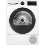 Uscător de rufe cu condensare și pompă de căldură BOSCH Serie 6 WQG243DNBY, 9kg, 15 programe, 600W, Clasa C, AutoDry, AntiVibration, Super 40', Sensitive Drying System, Half Load, Filtru EasyClean, Alb