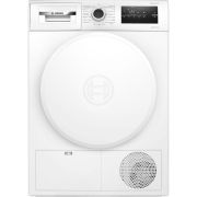 Uscător de rufe cu condensare și pompă de căldură BOSCH Serie 4 WTH83003BY, 8kg, 10 programe, 600W, Clasa E, AutoDry, AntiVibration, Super 40', Sensitive Drying System, Filtru EasyClean, Alb