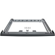 Kit suprapunere BOSCH WTZ2741C - 17007748,  Permite montarea uscătorului de rufe deasupra unei mașini de spălat (adâncime > 55cm)