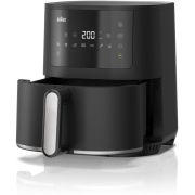 Friteuză cu aer cald BRAUN MultiFry 3 HF3030IBK - 0X12500002,  1500W, 80°~200°C, Capacitate 4.3L, Pui 1.2kg, Cartofi congelați 1kg, 8 programe automate, RealAir, G4.07kg, Matte Black