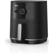 Friteuză cu aer cald BRAUN MultiFry 3 HF3000IBK - 0X12500001, 1500W, 80°~200°C, Capacitate 4.3L, Pui 1.2kg, Cartofi congelați 1kg, RealAir, G4.09kg, Matt Black