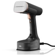 Aparat de călcat vertical cu abur BRAUN QuickStyle 7 GS7077BK - 0X13810102, Încălzire 35s, SuperCeramic, ActiClean Easy, FastSteam, Dual FreeGlide 3D, Smart iCare, C3m, G1.24kg, Black Copper