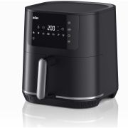 Friteuză cu aer cald BRAUN MultiFry 5 HF5030IBK - 0X12500007, 1700W, 80°~200°C, Capacitate 6L, Pui 1.5kg, Cartofi congelați 1.4kg, 8 programe automate, RealAir, G4.65kg, Matte Black