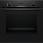 Cuptor multifuncțional încorporabil cu opțiune de aburi BOSCH Serie 4 HQA4340B3, accent line, 60x60cm, Negru