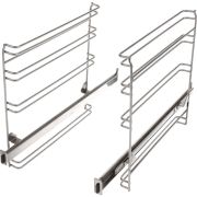 Suport complet de șine telescopice pe 1 nivel BOSCH 17007104, Pentru cuptorare cu microunde de 60cm, NU este comptabil cu funcția de piroliză, Max. 15kg