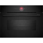 Cuptor încorporabil compact cu funcție de microunde BOSCH Serie 8 CMG9241B1, accent line, 60x45cm, Negru
