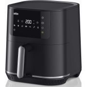 Friteuză cu aer cald BRAUN MultiFry 5 HF5034IBK, 1700W, Capacitate 6L, Pui 1.5kg, Cartofi congelați 1.4kg, 8 programe automate, RealAir