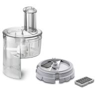 Set de accesorii BOSCH Cube Cutter MUZ5CC2 - 00577340, Procesează rapid carne, cartofi, legume și fructe în cuburi de 9x9mm sau 13x13mm, G1.324kg, Pentru Serie 4 MUM5 și Serie S2 MUMS2 (S2 doar 900W)