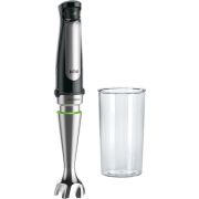 Blender de mână BRAUN MultiQuick 7 MQ7000X - 0X22111524, 1000W (viteză variabilă), Cană gradată 600ml, ActiveBlade, Easy SmartSpeed, PowerBell Plus, SplashControl, Premium Black