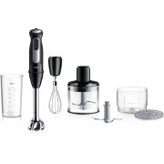 Blender de mână BRAUN MultiQuick 5 Pro MQ55254M - 0X22111504, 1000W, Pahar gradat 0.6l, Tocător 500ml, Tel, EasyClick Plus, 25 de viteze + turbo, PowerBell VPlus, SplashControl