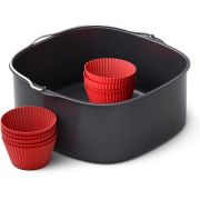 Set pentru copt Philips AirFryer Baking Tray XXL Basic Set HD9957/00