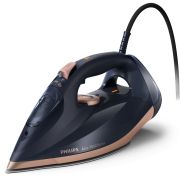 Fier de călcat cu abur Philips Azur Seria 7500 DST7510/80, 3200W, Continuu 55g/min, Jet 260g, Rezervor 300ml, Talpă SteamGlide Elite, Oprire automată, C2m, G1.82kg, Black Gold