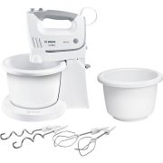 Mixer de mână BOSCH ErgoMixx MFQ36465, 450W, 5 trepte de putere si funcție Turbo, 2 vase plastic