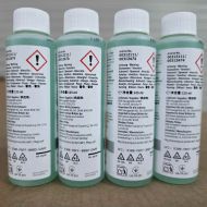 Set BOSCH by Bavariapool Care Product 00312111, 4 flacoane soluție de îngrijire de 125ml, Pentru uscătoare de rufe cu pompă de căldură fără Care Program, Elimină mirosurile neplăcute și menține performanța