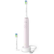 Periuţă de dinţi electrică Philips Sonicare 3100 HX4032/03, Senzor presiune, 1 mod, 3 intensități, Fluid Action, BrushPacer, SmartTimer, O încărcare 14 zile, Light Pink