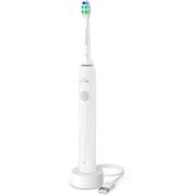 Periuţă de dinţi electrică Philips Sonicare 2100 HX4021/01, 1 mod, 2 intensități, Fluid Action, BrushPacer, SmartTimer, O încărcare 14 zile, Albă