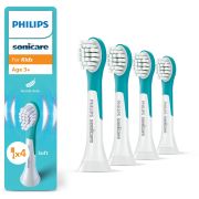 Set de 4 capete de periere pentru copii Philips Sonicare Compact Soft HX6034/90