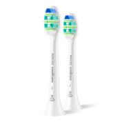 Set de 2 capete Philips Sonicare i InterCare Soft HX9002/87, Rigiditatea perilor moale-mediu, Dimensiune standard, Albe