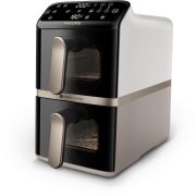 Friteuză cu aer cald Philips Vertical Duo AirFryer Seria 4000 NA462/80, 2 coșuri