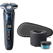 Aparat de bărbierit electric Philips Shaver Seria 7000 S7885/50, Umed și uscat, Adriatic Blue