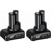 Set 2 acumulatori BOSCH PRO GBA 12V 6.0Ah 1600A00X7M