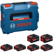Set 6 acumulatori BOSCH 1600A0373G, 4 acumulatori EXPERT EXBA18V-40, 2 acumulatori EXPERT EXBA18V-80