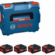 Set 4 acumulatori BOSCH EXPERT EXBA18V-55 1600A0373H, Putere maximă de până la 2000W,Celule High Power, Durată mare de exploatare