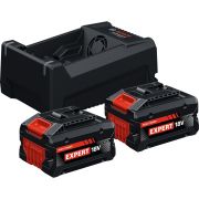 Starter set BOSCH 1600A0373P, 2 acumulatori EXPERT EXBA18V-55, 1 încărcător rapid GAL12V/18V-80