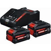 Starter set BOSCH 1600A0373T, 2 acumulatori EXBA18V-80, 1 încărcător rapid EXAL18V-160