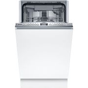 Mașină de spălat vase complet încorporabilă BOSCH Serie 4 SPV4HMX13E, 45cm, 2400W, Clasa D, Albă