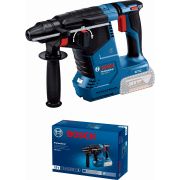 Ciocan rotopercutor cu SDS plus BOSCH PRO GBH 187-LI 0611923020, Ciocan rotopercutor cu acumulator, KickBack Control, Vibration Control 