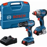 Set combi BOSCH 06019N2124, 1x PRO GDX 18V-285, 1x GSB 185-LI,  2x 2,0AH, 1x GAL 18V-20ă