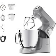 Robot de bucătărie planetar KENWOOD Titanium Chef Baker XL KVL85.004SI - 0W20011377, 1200W, 2 vase (7l/5l), Cântar integrat, G11.50kg, Silver