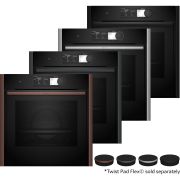 Cuptor încorporabil cu funcție de abur NEFF N 90 B69FY5CX0, 60x60cm, Flex Design